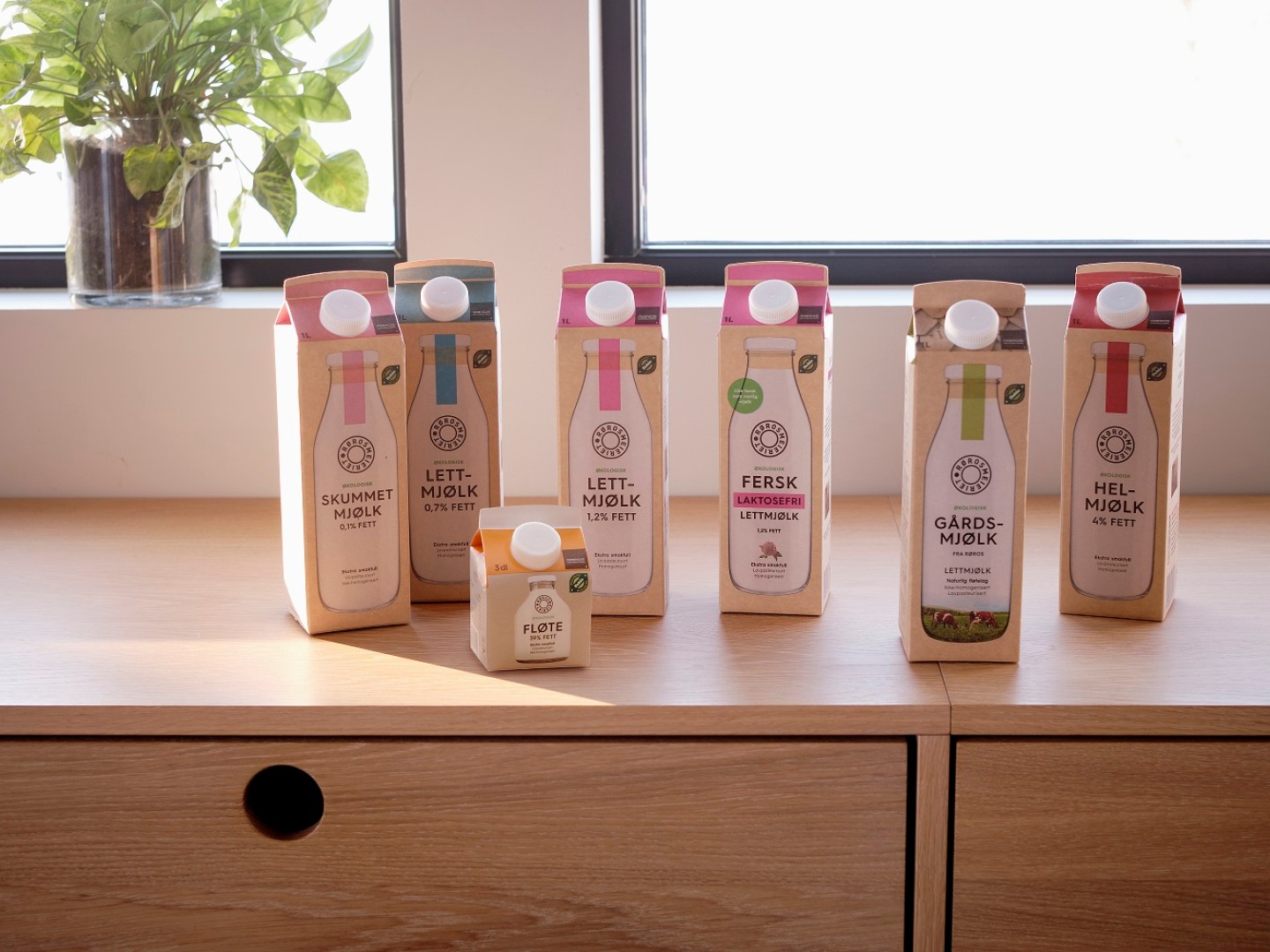 Bilde av diverse meieriprodukter