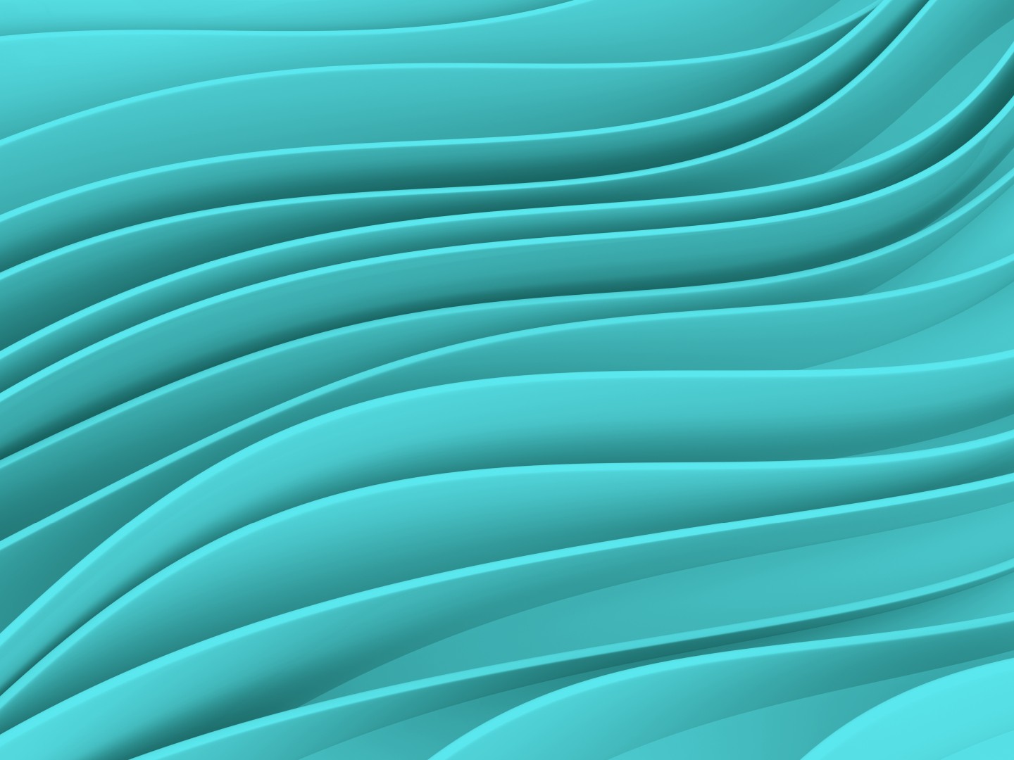 Bølger-Isblå-Møsegrønn