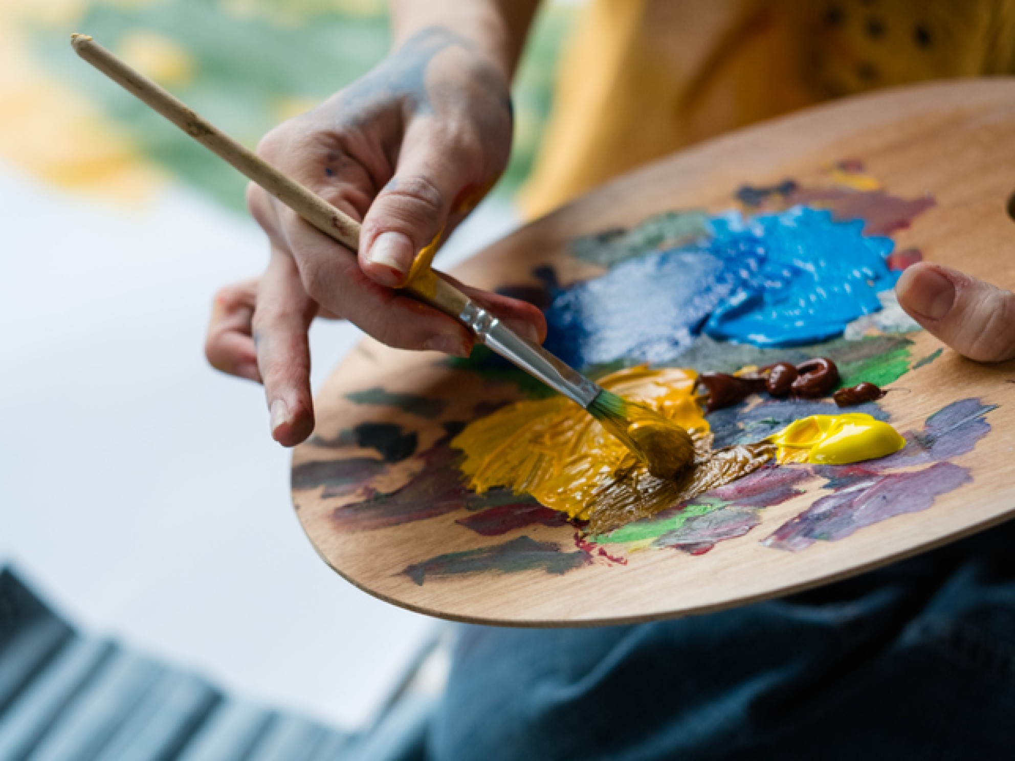 Maling-pa-fargepalett