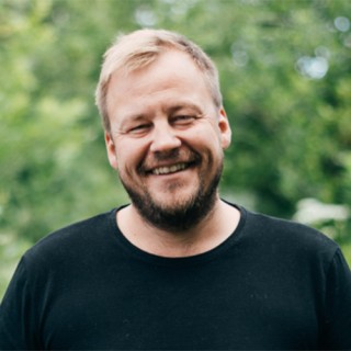 Nærbilde av en mann