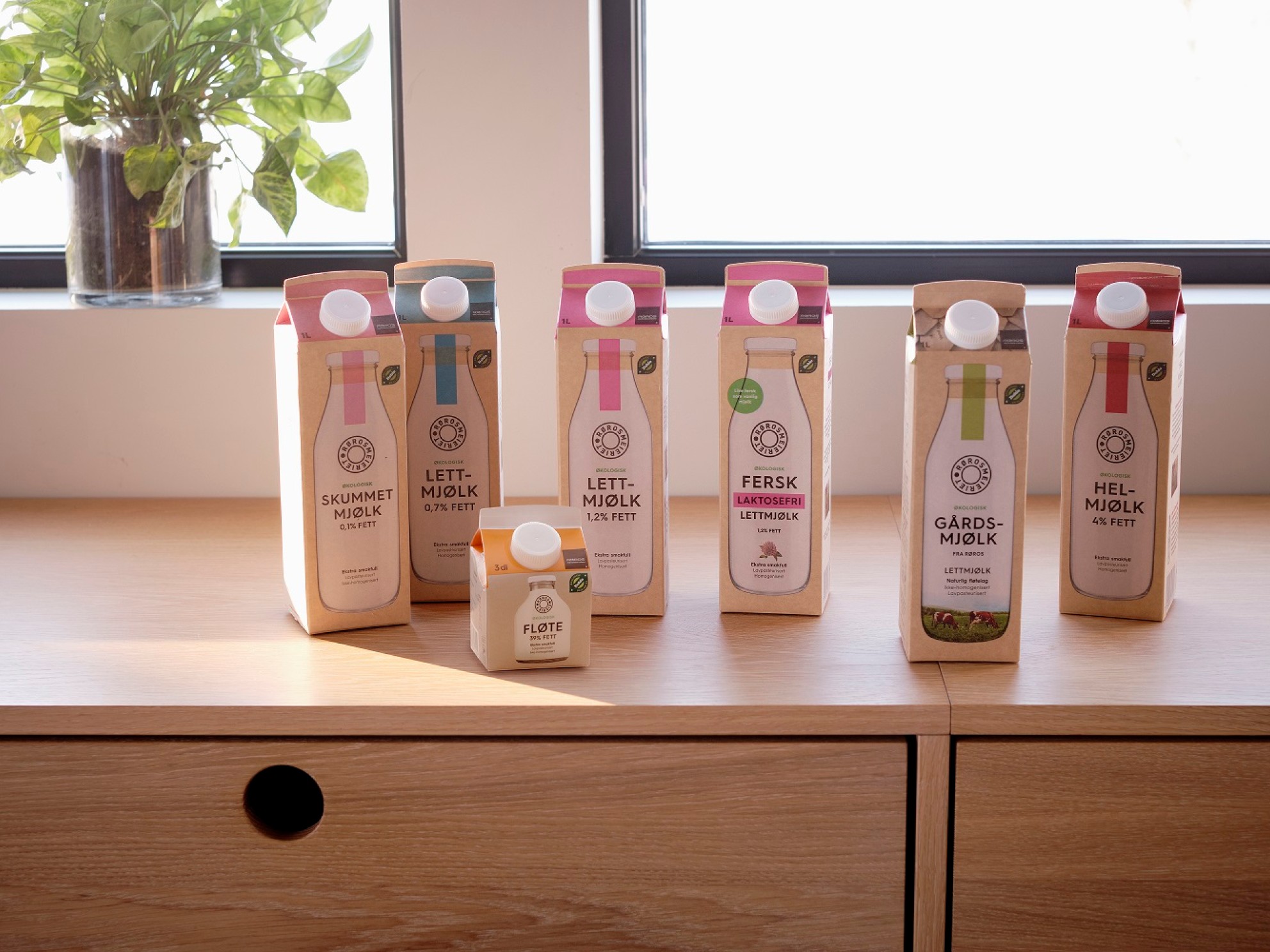 Bilde av diverse meieriprodukter