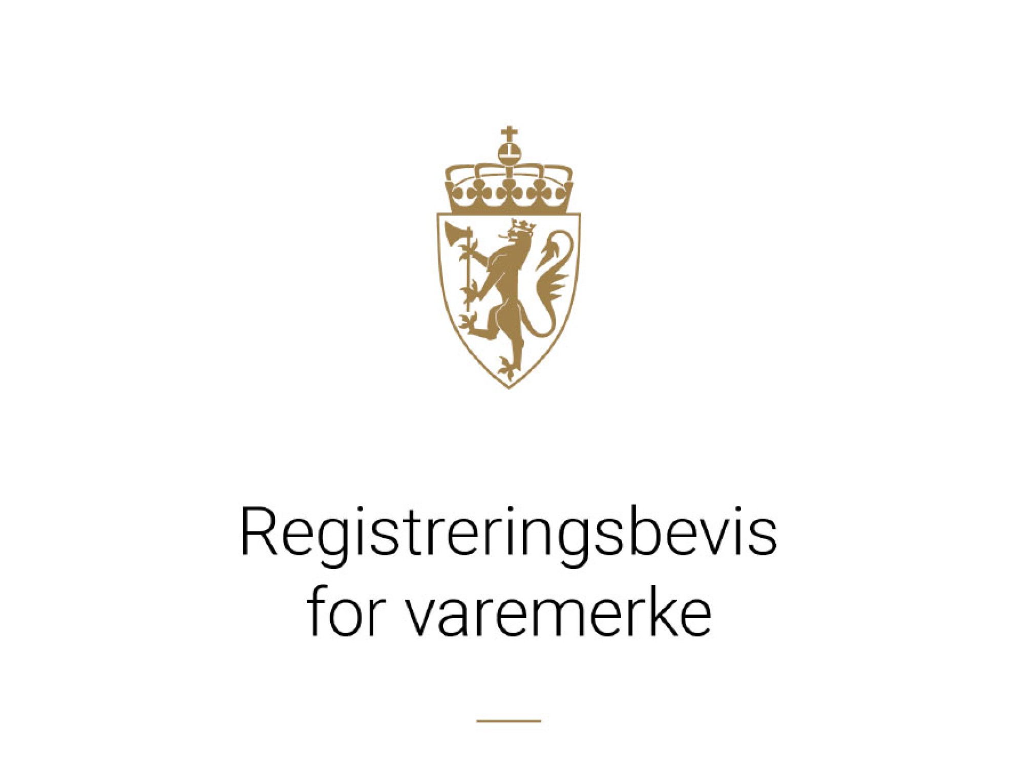 Registreringbevis-varemerke
