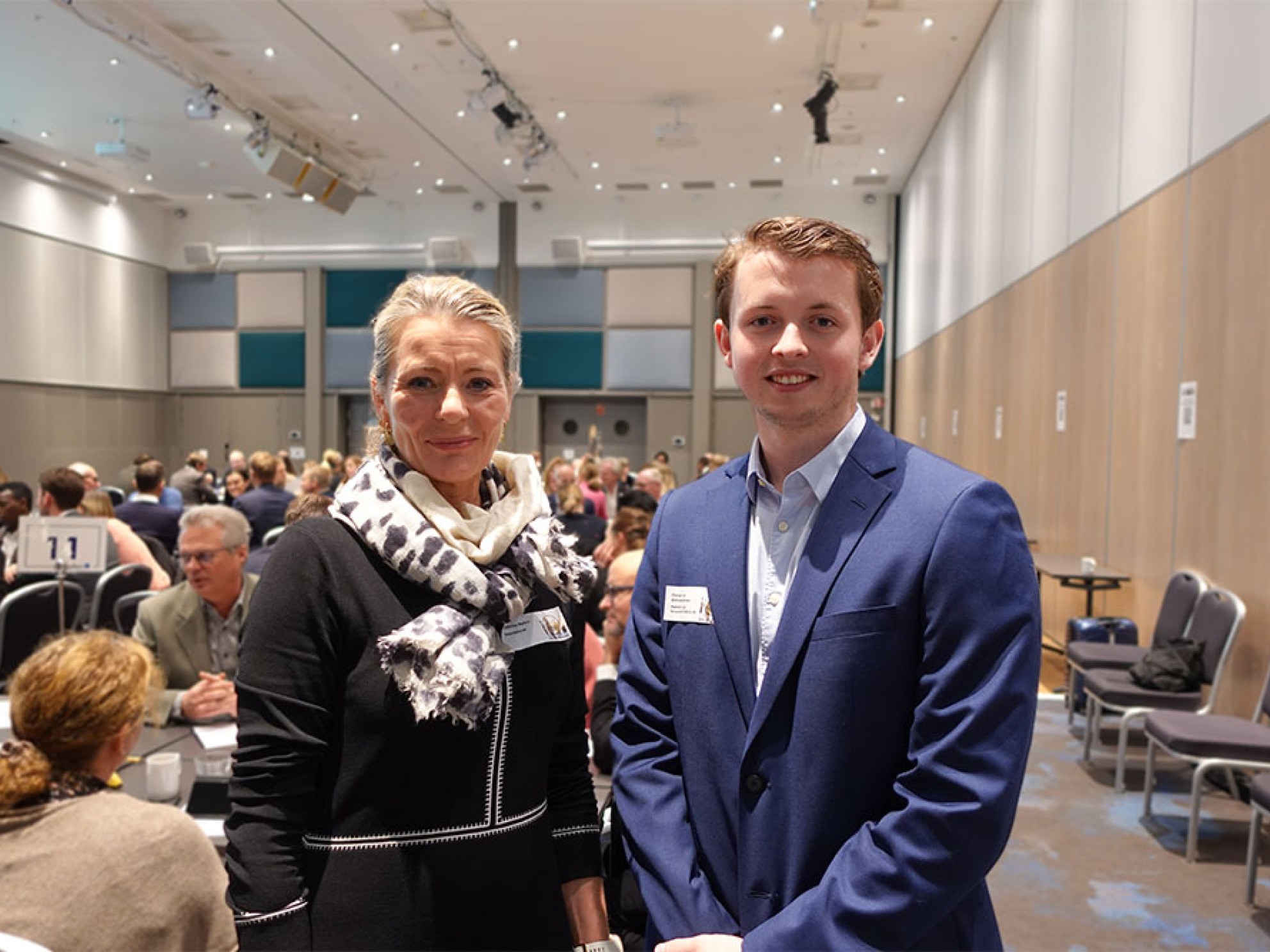 Oscar Lie Alexandersen og Kathrine Myhre på IP-dagen