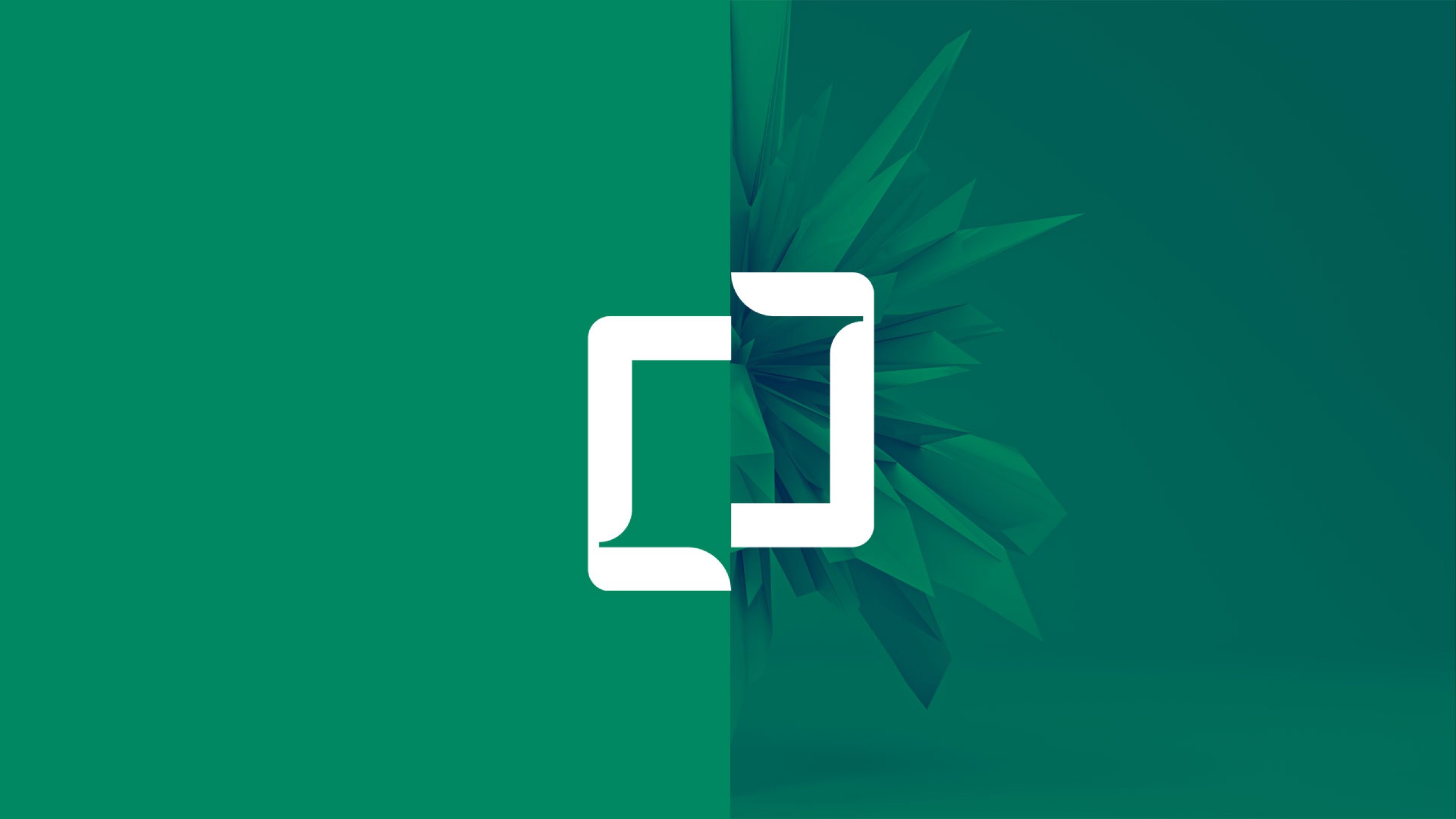 Bakgrunnsbilde-krystall-gronn-logosymbol