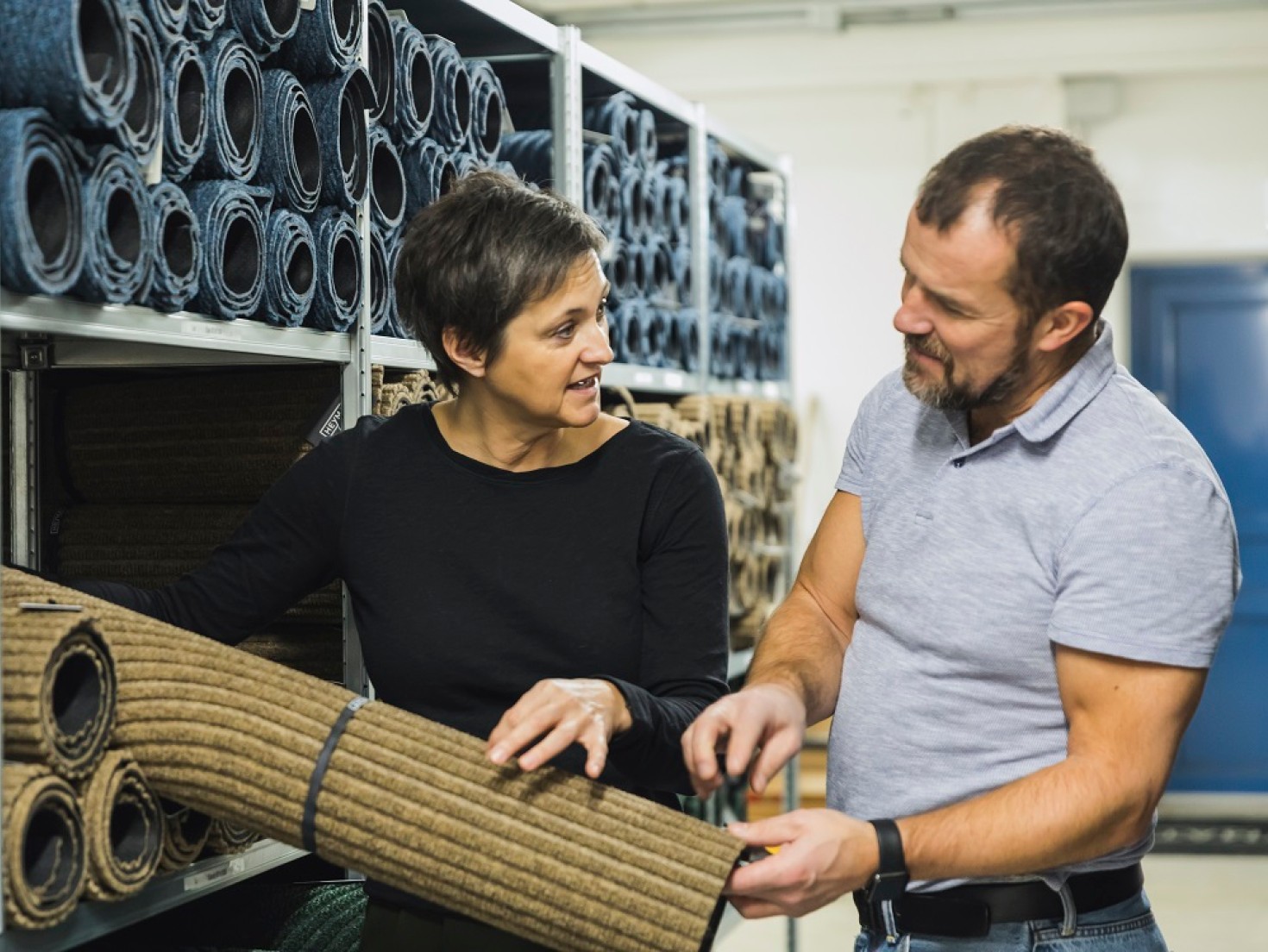 Sonja og Thoralf hos Heymat